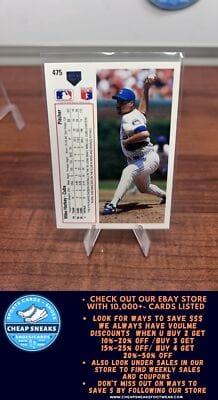 Cheap Sneaks Footwear/Sports Cards Baseball Card Mike Harkey 1991 Upper Deck #475b Chicago Cubs