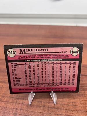 Cheap Sneaks Footwear/Sports Cards Baseball Card Mike Heath 1989 Topps #743 Detroit Tigers