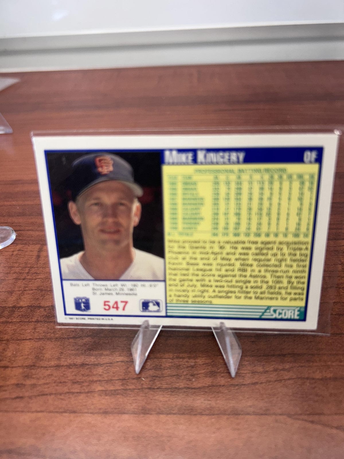 Cheap Sneaks Footwear/Sports Cards Baseball Card Mike Kingery 1991 Score #547 San Francisco Giants