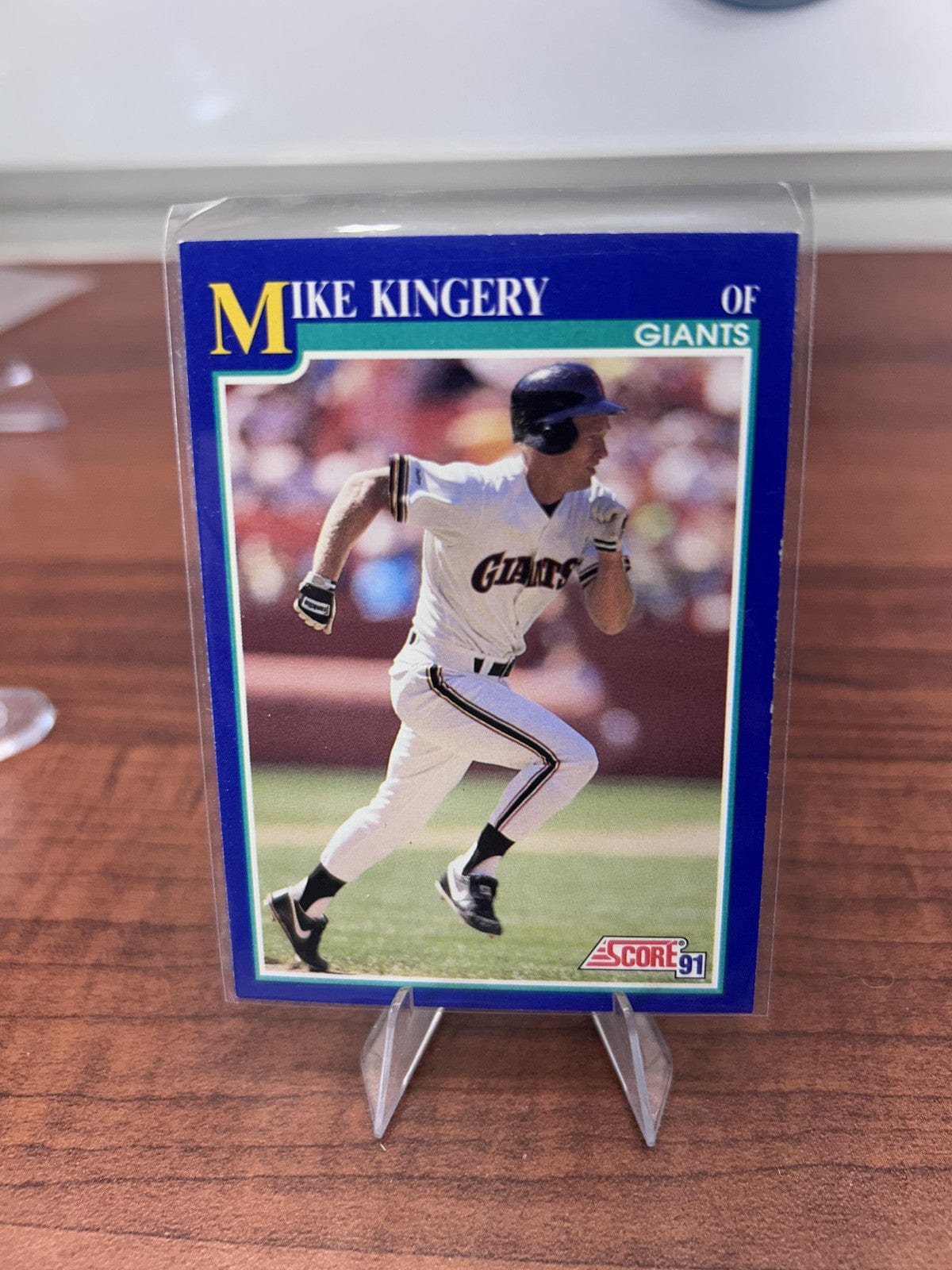 Cheap Sneaks Footwear/Sports Cards Baseball Card Mike Kingery 1991 Score #547 San Francisco Giants