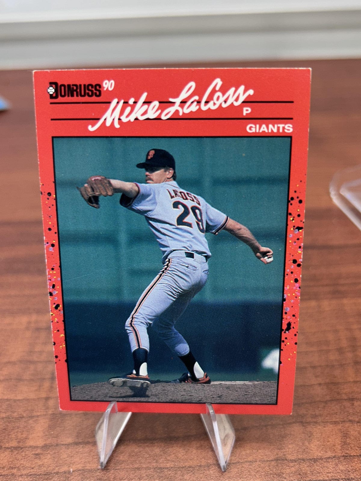 Cheap Sneaks Footwear/Sports Cards Baseball Card Mike LaCoss 1990 Donruss #652 San Francisco Giants
