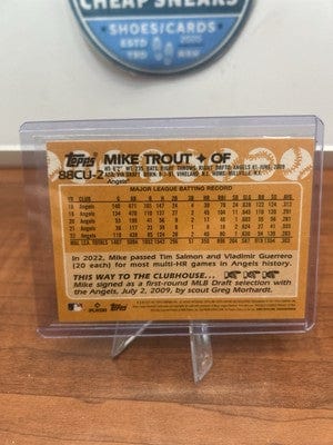 Cheap Sneaks Footwear/Sports Cards Baseball Card MIKE TROUT 2023 Topps Chrome Update 1988 Topps Chrome Refractor #88CU-