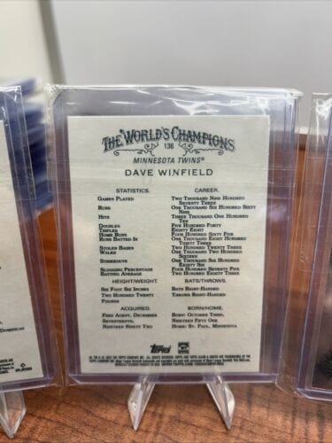 Cheap Sneaks Footwear/Sports Cards Baseball Card Minnesota 2022 Allen & Ginter Chrome Winfield, Carew, Olivia, Burton,