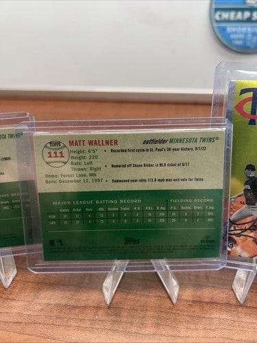 Cheap Sneaks Footwear/Sports Cards Baseball Card Minnesota Twins 2023 Topps Chrome Platinum Anniversary Kepler, Varland