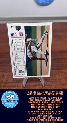 Cheap Sneaks Footwear/Sports Cards Baseball Card Mitch Williams 1991 Upper Deck #173 Chicago Cubs