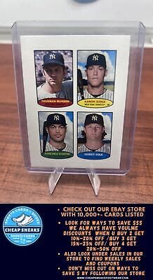 Cheap Sneaks Footwear/Sports Cards Baseball Card Munson/Judge /Stanto/Cole 2023 Topps Heritage 74 Topps Stamps #74BS-37