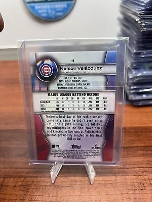Cheap Sneaks Footwear/Sports Cards Baseball Card Nelson Velázquez RC 2023 Bowman Platinum #48 Chicago Cubs