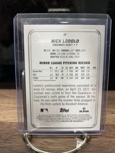 Cheap Sneaks Footwear/Sports Cards Baseball Card Nick Lodolo 2022 Bowman Platinum Cincinnati Reds Rookie Baseball Card