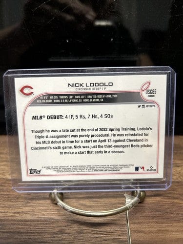 Cheap Sneaks Footwear/Sports Cards Baseball Card Nick Lodolo 2022 Topps Chrome Update Cincinnati Reds Rookie Baseball C