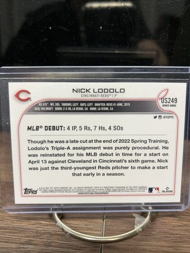 Cheap Sneaks Footwear/Sports Cards Baseball Card Nick Lodolo 2022 Topps Update Series Cincinnati Reds Rookie BaseballCa