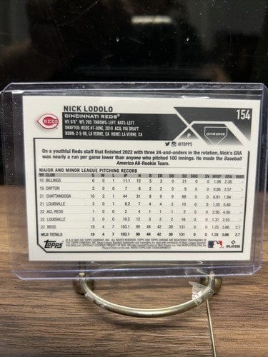 Cheap Sneaks Footwear/Sports Cards Baseball Card Nick Lodolo 2023 Topps Chrome Cincinnati Reds Baseball Card #154
