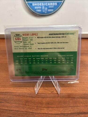 Cheap Sneaks Footwear/Sports Cards Baseball Card Nicky Lopez 2023 Topps Chrome Platinum Anniversary Atlanta Braves #14
