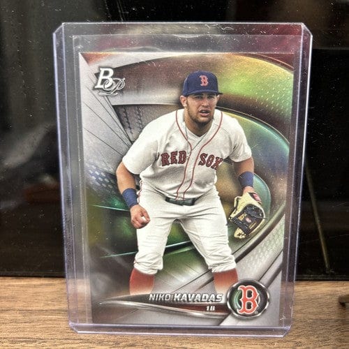 Cheap Sneaks Footwear/Sports Cards Baseball Card Niko Kavadas 2022 Bowman Auto BP-68 Lot(3) + 2022 Bowman Platinum Ice