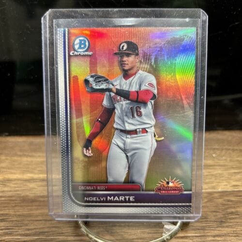 Cheap Sneaks Footwear/Sports Cards Baseball Card Noelvi Marte 2023 Bowman Chrome Ariz Fall League Insert Cincinnati Red