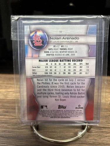 Cheap Sneaks Footwear/Sports Cards Baseball Card Nolan Arenado 2023 Bowman Platinum St. Louis Cardinals Baseball Card #