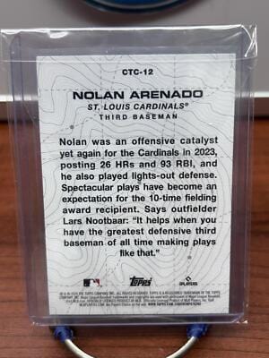 Cheap Sneaks Footwear/Sports Cards Baseball Card Nolan Arenado 2024 Topps City to City #CTC-12 St. Louis Cardinals