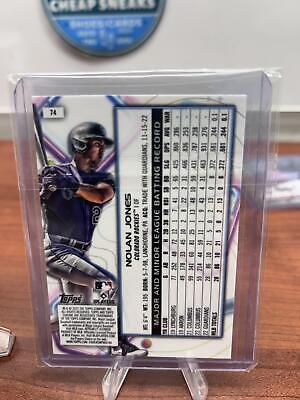 Cheap Sneaks Footwear/Sports Cards Baseball Card Nolan Jones RC 2023 Topps Cosmic Chrome #74 Rockies