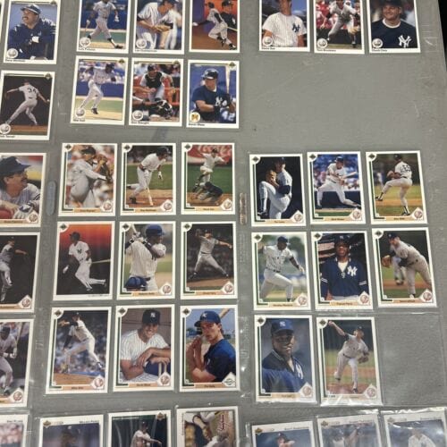 Cheap Sneaks Footwear/Sports Cards Baseball Card NY Yankees 1989, 1990, 1991, 1992 Upper Deck Team Set Builder 72 Cards