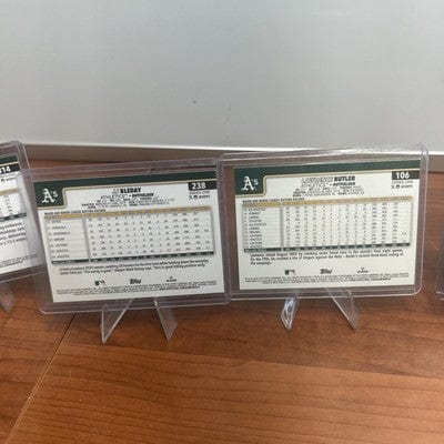 Cheap Sneaks Footwear/Sports Cards Baseball Card Oakland A’s 2025 Topps Series One Lot (6) Tyler Soderstrom (FS),Jaco