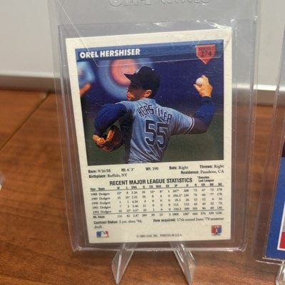 Cheap Sneaks Footwear/Sports Cards Baseball Card Orel Hershiser 1993 Donruss #274 Los Angeles Dodgers
