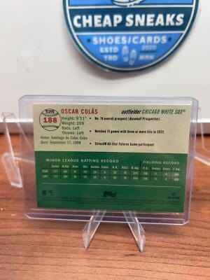 Cheap Sneaks Footwear/Sports Cards Baseball Card Oscar Colás RC 2023 Topps Chrome Platinum Anniversary #188 Chicago Wh