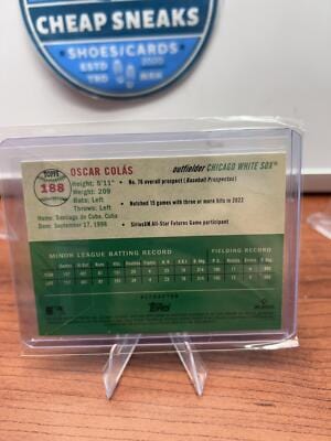 Cheap Sneaks Footwear/Sports Cards Baseball Card Oscar Colás RC 2023 Topps Chrome Platinum Anniversary Refractor #188