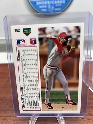 Cheap Sneaks Footwear/Sports Cards Baseball Card Ozzie Smith 1991 Upper Deck #162b St. Louis Cardinals
