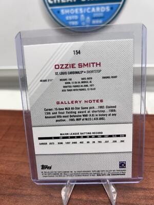 Cheap Sneaks Footwear/Sports Cards Baseball Card Ozzie Smith 2022 Topps Gallery #154 St. Louis Cardinals