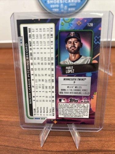Cheap Sneaks Footwear/Sports Cards Baseball Card Pablo Lopez 2024 Topps Cosmic Chrome BLUE 98/99