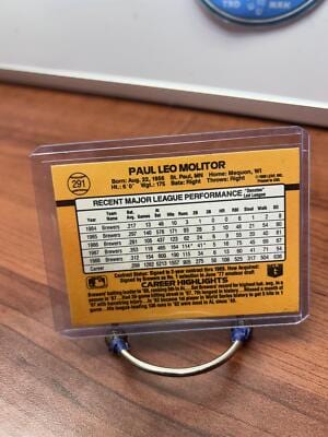 Cheap Sneaks Footwear/Sports Cards Baseball Card Paul Molitor 1989 Donruss #291 Milwaukee Brewers