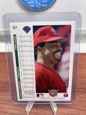 Cheap Sneaks Footwear/Sports Cards Baseball Card Pedro Guerrero 1992 Upper Deck #357 St. Louis Cardinals