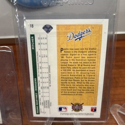 Cheap Sneaks Footwear/Sports Cards Baseball Card Pedro Martinez 1992 Upper Deck #18 Rookie RC Los Angeles Dodgers Ramon