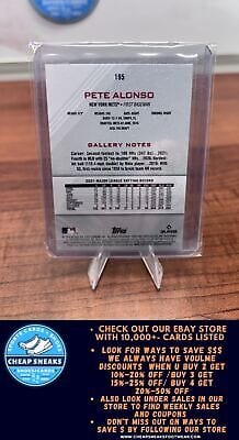 Cheap Sneaks Footwear/Sports Cards Baseball Card Pete Alonso 2022 Topps Gallery #195 New York Mets