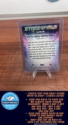 Cheap Sneaks Footwear/Sports Cards Baseball Card Pete Crow-Armstrong 2024 Topps Stars of MLB Chrome #CSMLB-25 Chicago C