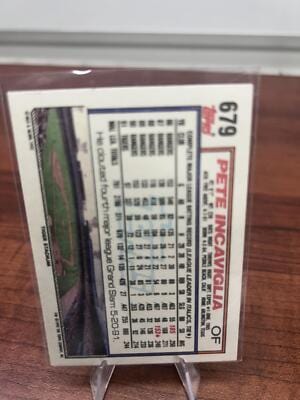 Cheap Sneaks Footwear/Sports Cards Baseball Card Pete Incaviglia 1992 Topps #679 Detroit Tigers