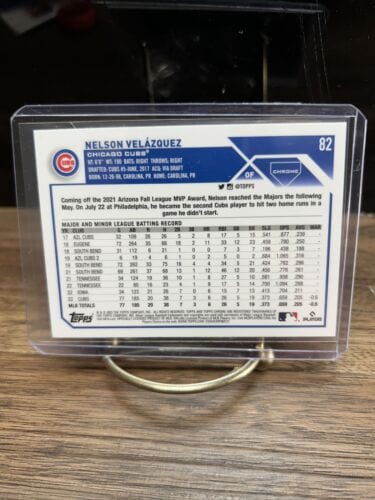 Cheap Sneaks Footwear/Sports Cards Baseball Card Pink Refractor! 🚨2023 Topps Chrome Nelson Velazquez RC Chicago Cubs