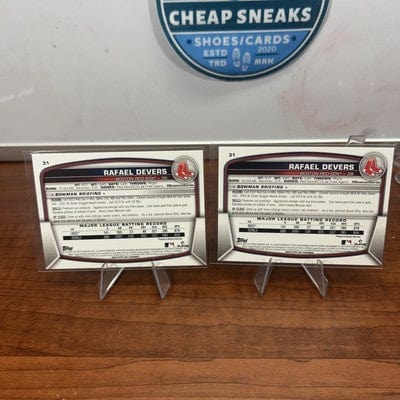 Cheap Sneaks Footwear/Sports Cards Baseball Card Rafael Devers 2023 Bowman Baseball Card# 31 Boston Red Sox