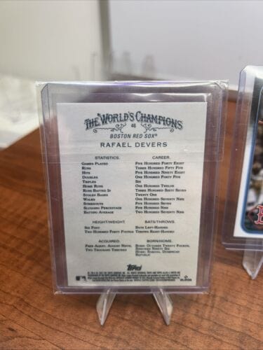 Cheap Sneaks Footwear/Sports Cards Baseball Card Rafael Devers 6 Car Lot Red Sox 2024 Topps Chrome Strokes/Base/Series1