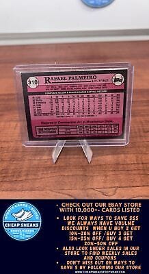 Cheap Sneaks Footwear/Sports Cards Baseball Card Rafael Palmeiro 1989 Topps #310 Chicago Cubs