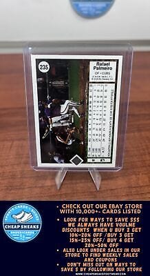 Cheap Sneaks Footwear/Sports Cards Baseball Card Rafael Palmeiro 1989 Upper Deck #235 Chicago Cubs