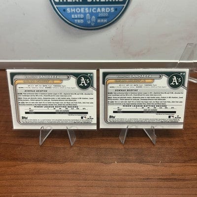 Cheap Sneaks Footwear/Sports Cards Baseball Card Ramon Landaeta 2024 Bowman Prospects #BP-28 Oakland Athletics