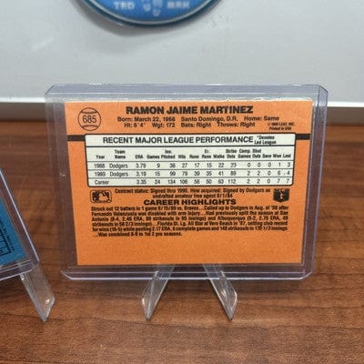 Cheap Sneaks Footwear/Sports Cards Baseball Card Ramon Martinez (RC) 1989 Donruss Rookie Card #464 Los Angeles Dodgers