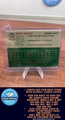 Cheap Sneaks Footwear/Sports Cards Baseball Card Randal Grichuk 2023 Topps Chrome Platinum Anniversary Refractor #245