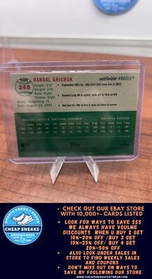 Cheap Sneaks Footwear/Sports Cards Baseball Card Randal Grichuk 2023 Topps Chrome Platinum Anniversary Topps Refractor