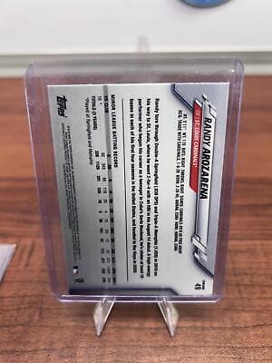 Cheap Sneaks Footwear/Sports Cards Baseball Card Randy Arozarena 2020 Topps Chrome #49 Cardinals