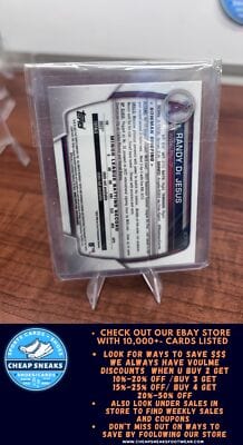 Cheap Sneaks Footwear/Sports Cards Baseball Card Randy De Jesus 2023 Bowman Chrome Prospects #BCP-19 Los Angeles Angels