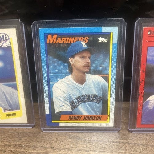Cheap Sneaks Footwear/Sports Cards Baseball Card Randy Johnson Seattle Mariners HOF 3Card Lot 1990 Topps,Fleer,Donruss