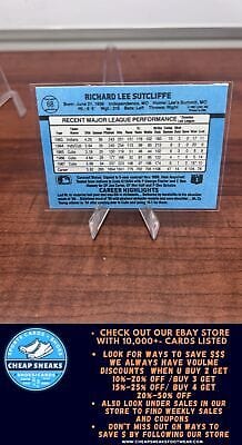 Cheap Sneaks Footwear/Sports Cards Baseball Card Rick Sutcliffe 1988 Donruss #68b Chicago Cubs