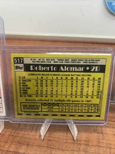 Cheap Sneaks Footwear/Sports Cards Baseball Card Roberto Alomar San Diego Padres 5 Card Lot 91 Upper Deck,90/91Topps/Sc