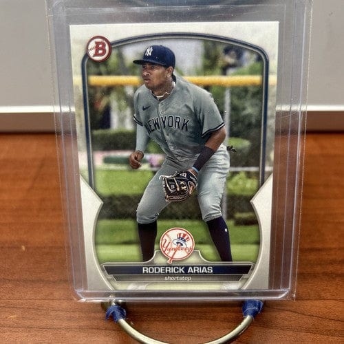 Cheap Sneaks Footwear/Sports Cards Baseball Card Roderick Arias 2023 Bowman Prospect Baseball Card #BP-135 New York Yan